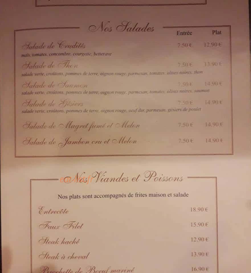 Les charmilles — carte page 5