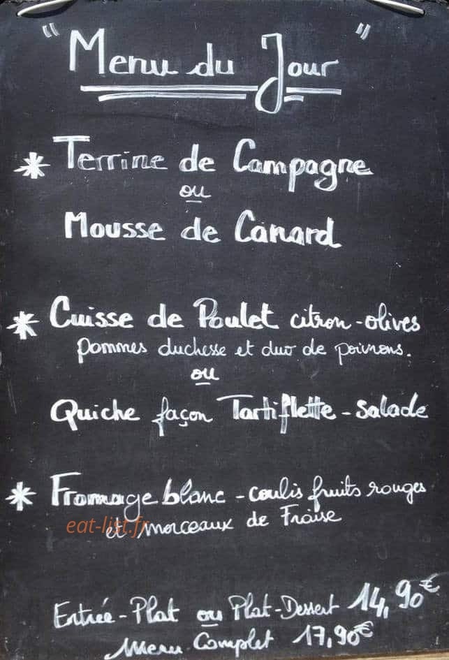 Les charmilles — carte page 1