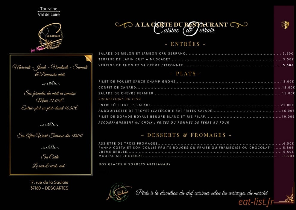 La Saulaie — carte page 2