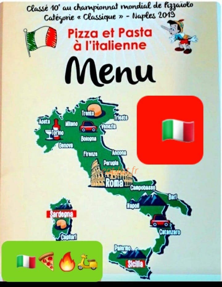 Pizzeria Pinocchio — carte page 1