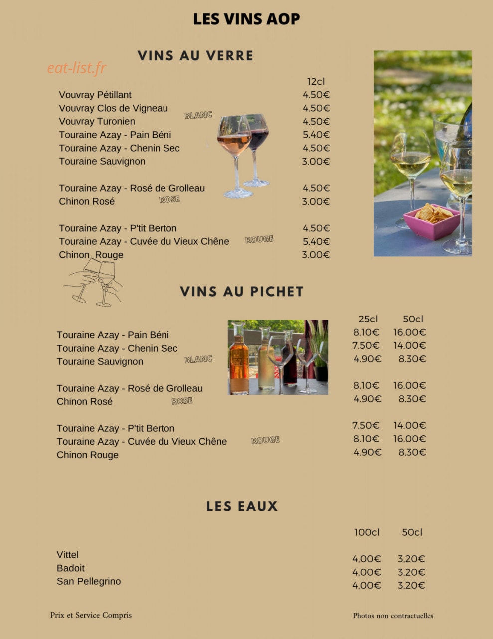 Le Garden — carte page 3