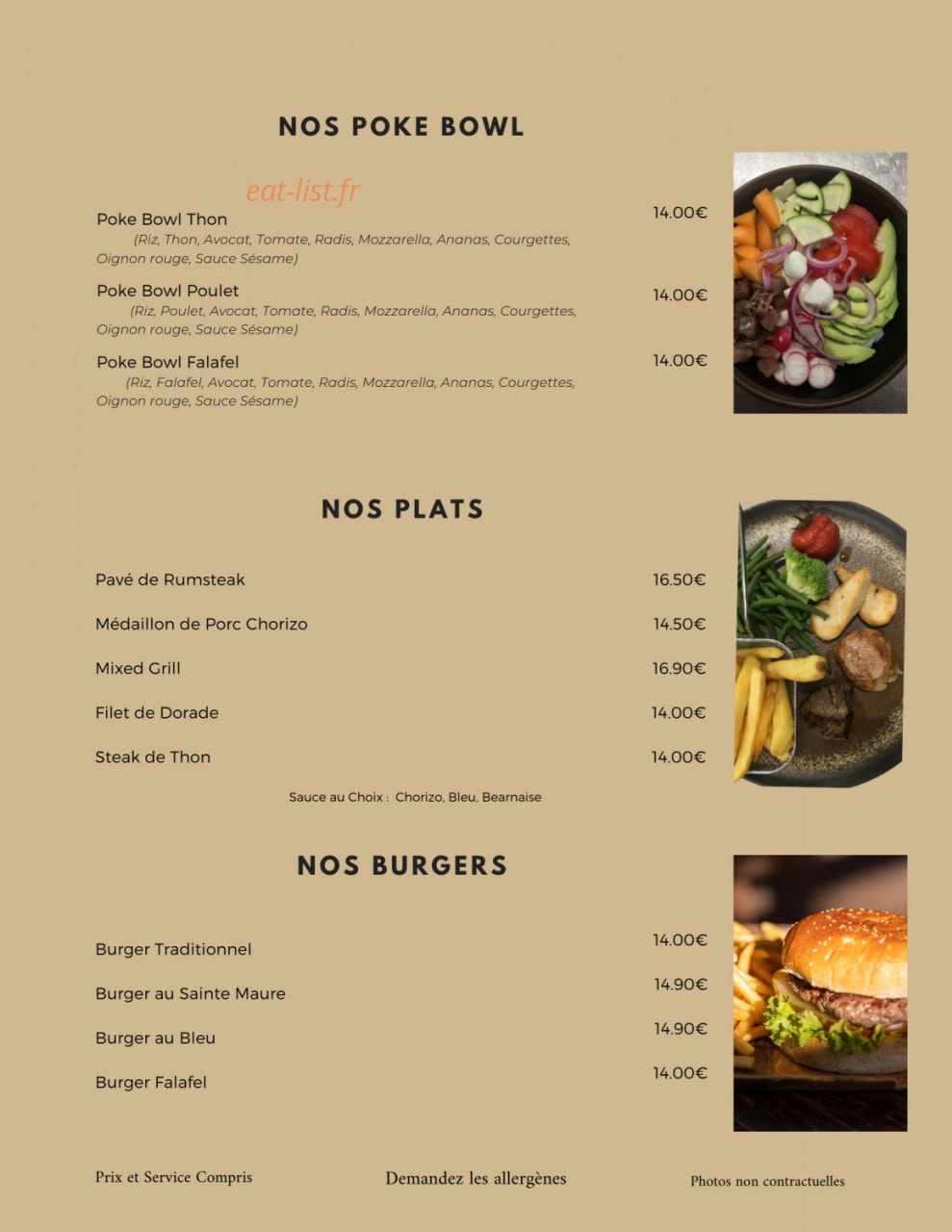 Le Garden — carte page 2