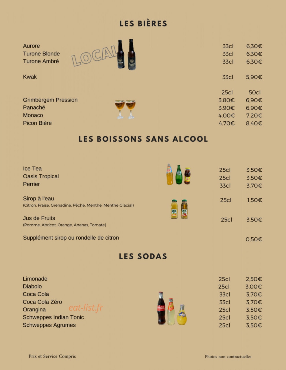 Le Garden — carte page 6