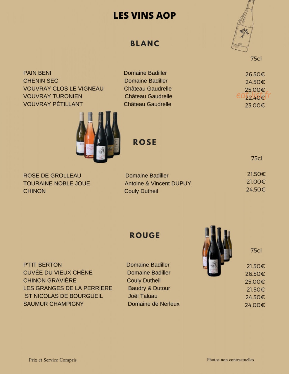 Le Garden — carte page 4