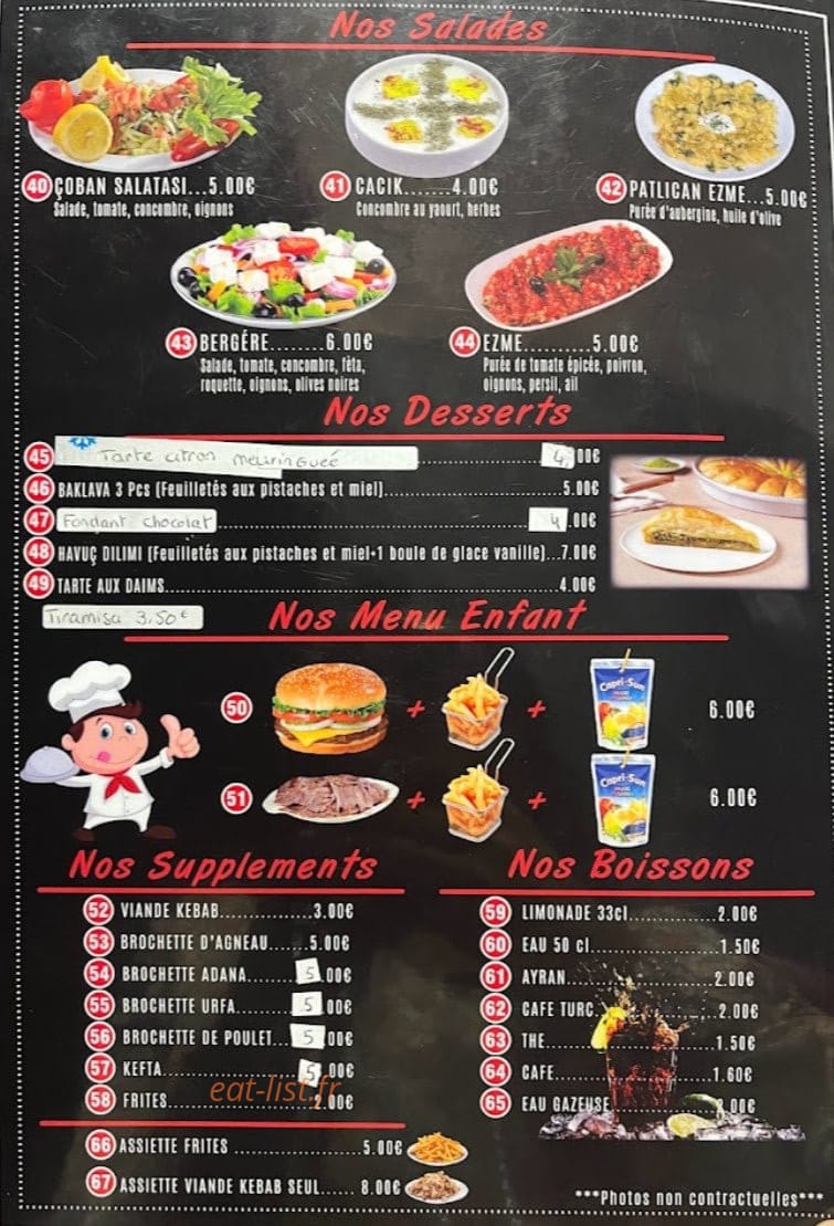 Marmaris Grill — carte page 4