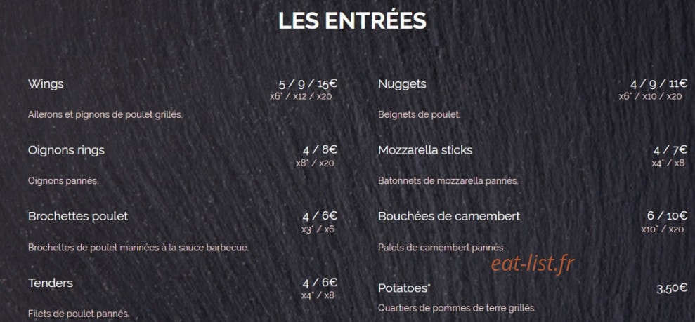 Pizza de Luxe — carte page 3