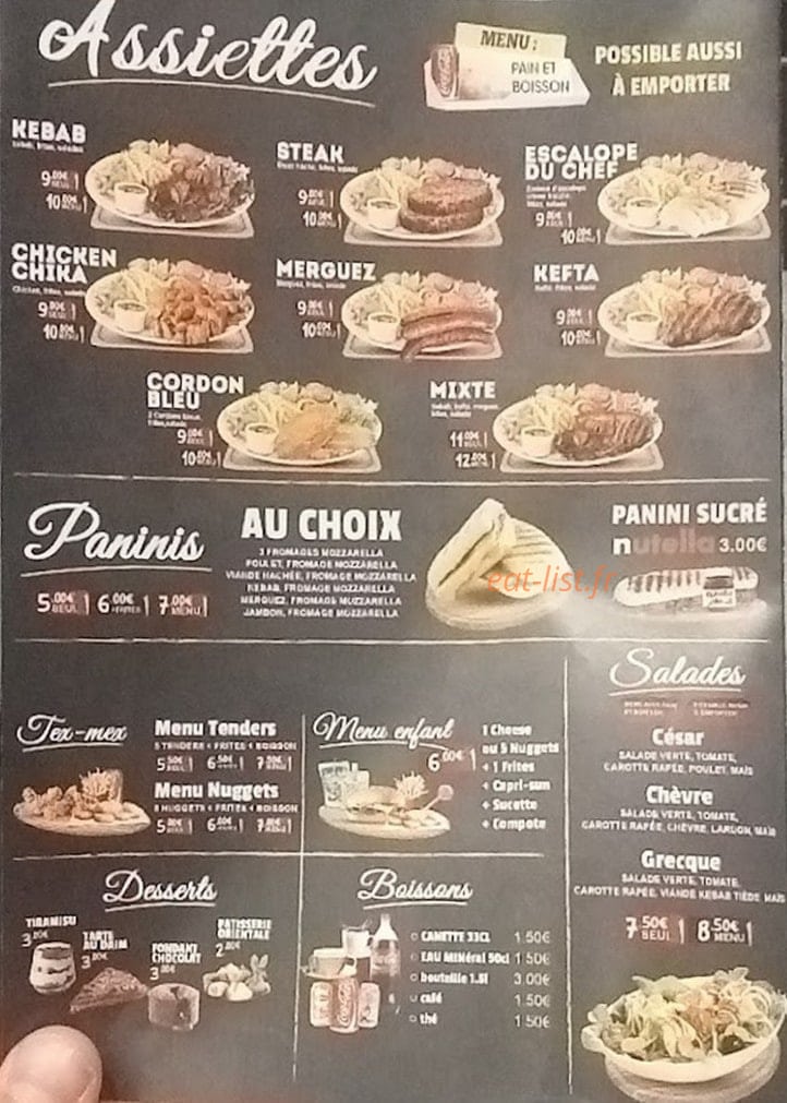 Street Food — carte page 3
