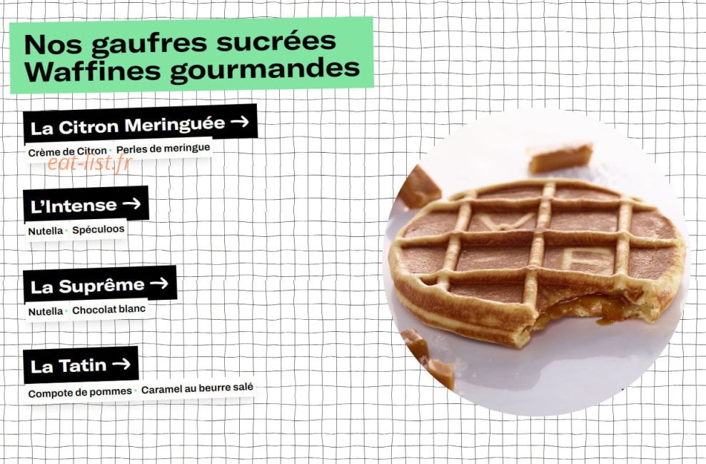 Waffle Factory — carte page 6