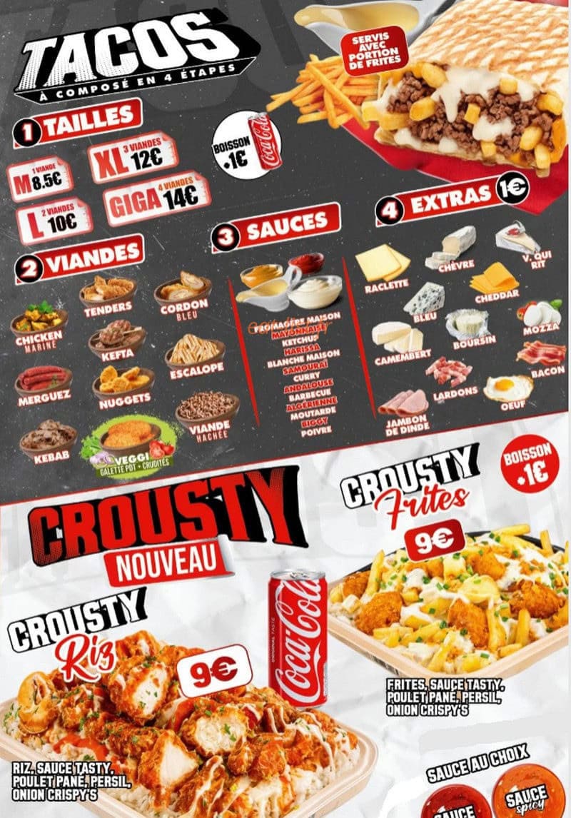 City food — carte page 4