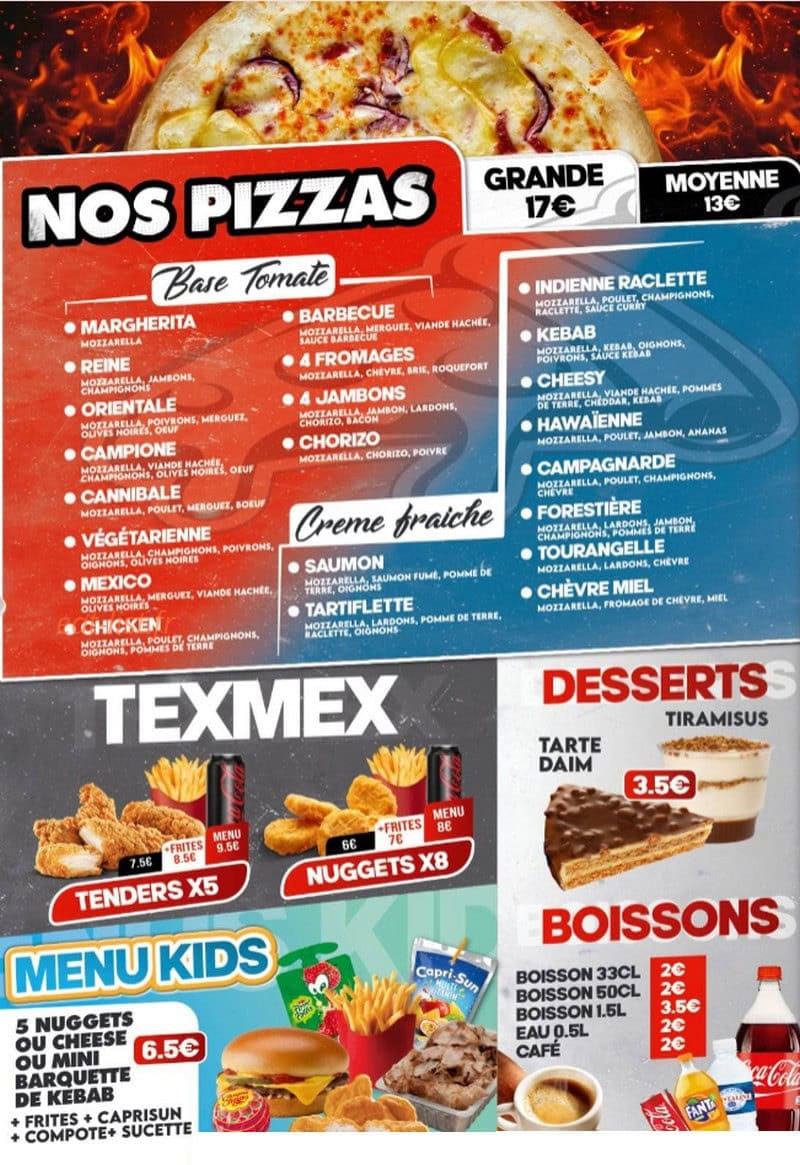 City food — carte page 5