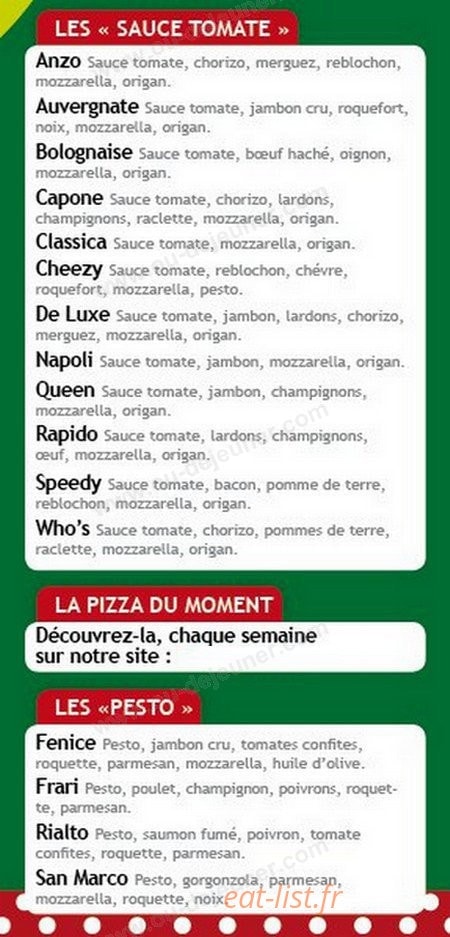 La Piccola — carte page 3