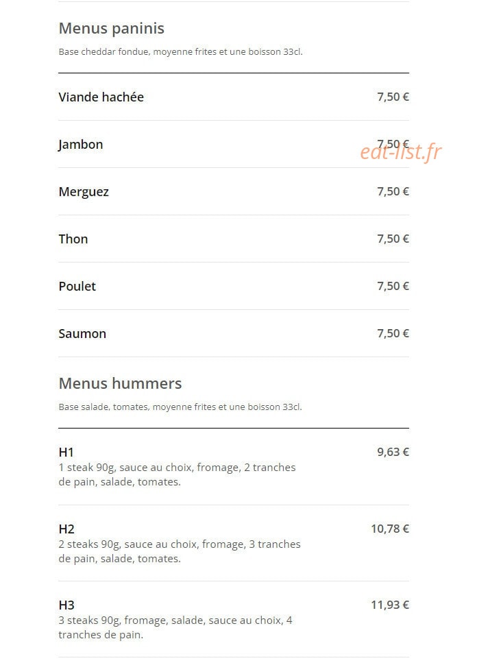 Ô delices — carte page 2