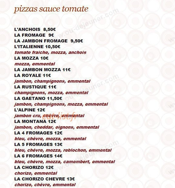 Un air de guinguette — carte page 1