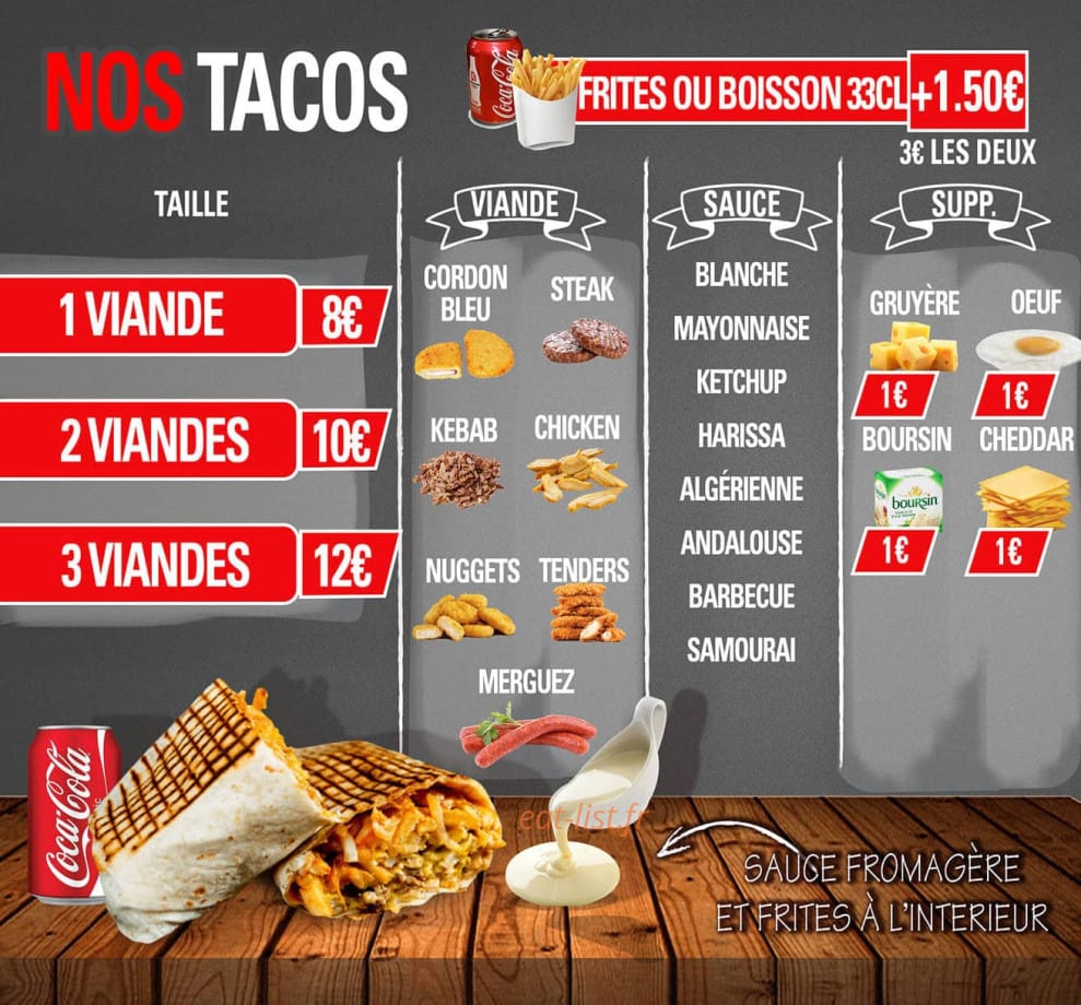 Momo Kebab — carte page 2