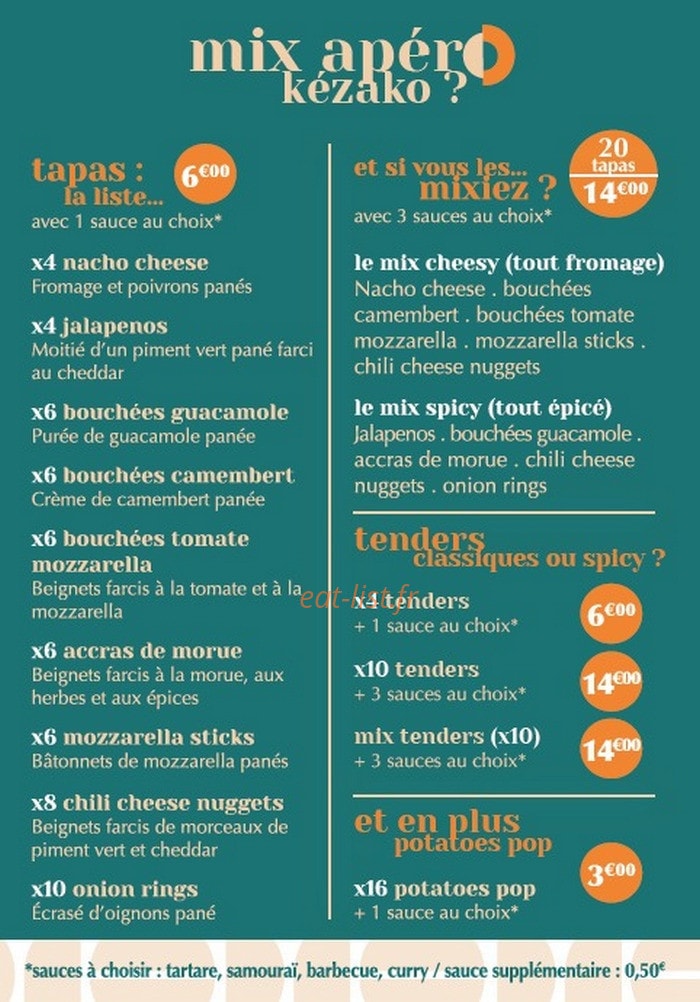 Pizzeria Lully — carte page 3