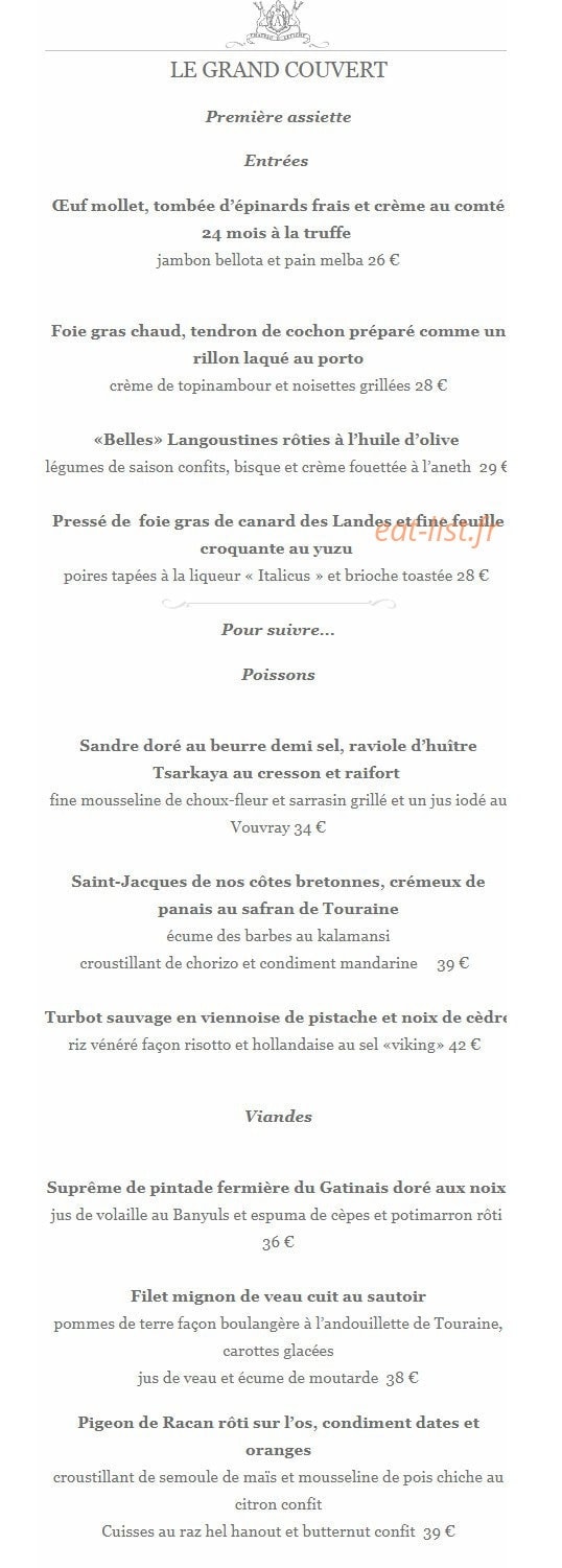 L'Origan — carte page 5