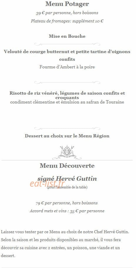 L'Origan — carte page 3