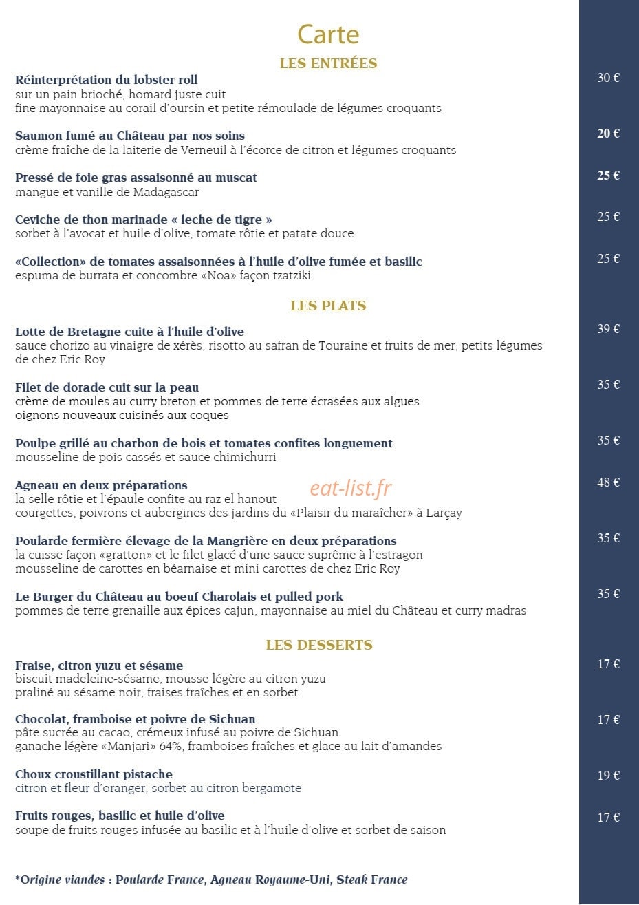 L'Origan — carte page 2