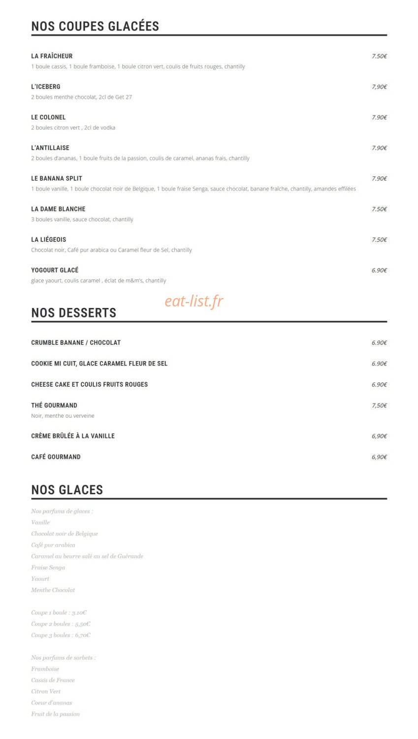 La Bodega — carte page 7