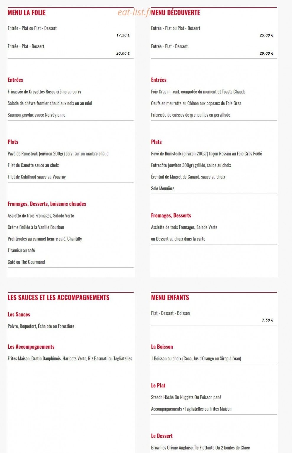 la folie — carte page 1