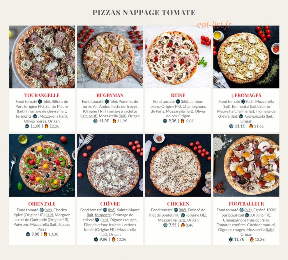 Padova Pizza — carte page 2