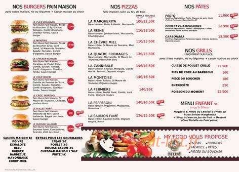 My Food — carte page 2
