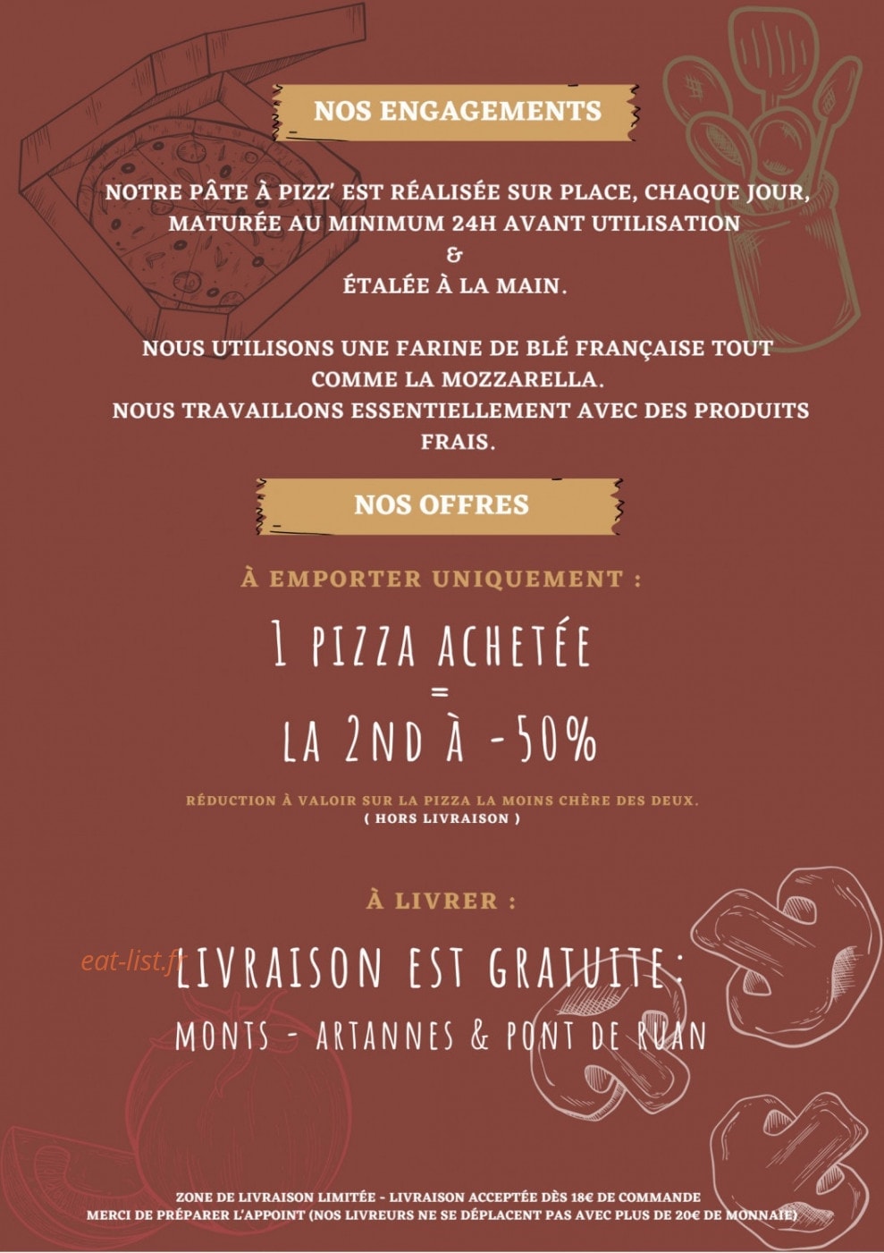 Pâtes à pizz — carte page 5