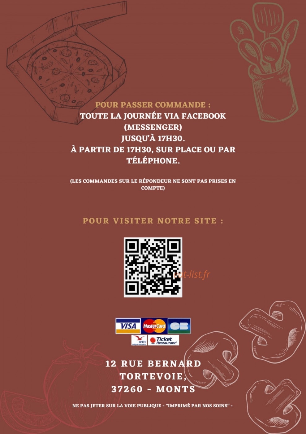 Pâtes à pizz — carte page 6