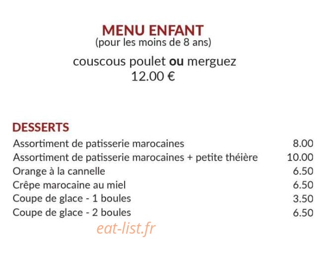 La maison Berbère — carte page 2