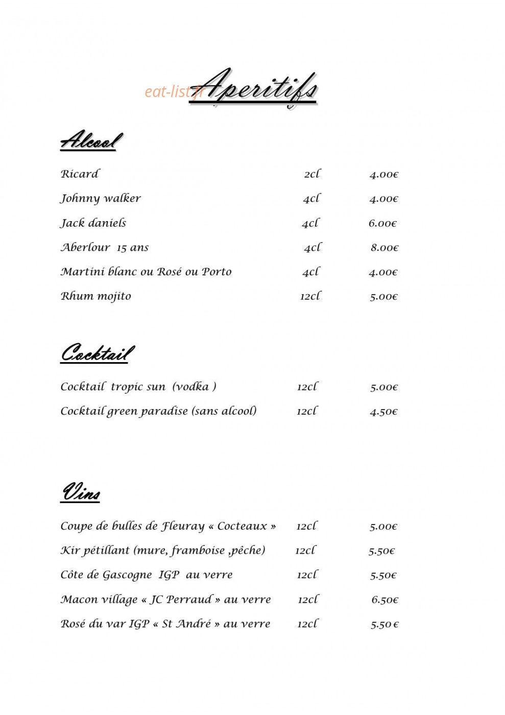 La Tourangelle — carte page 3