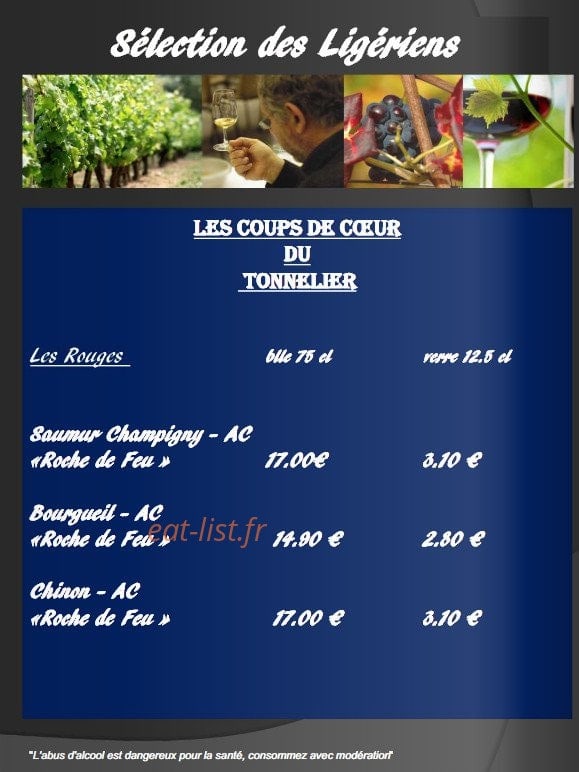 Le Petit Tonneau — carte page 6