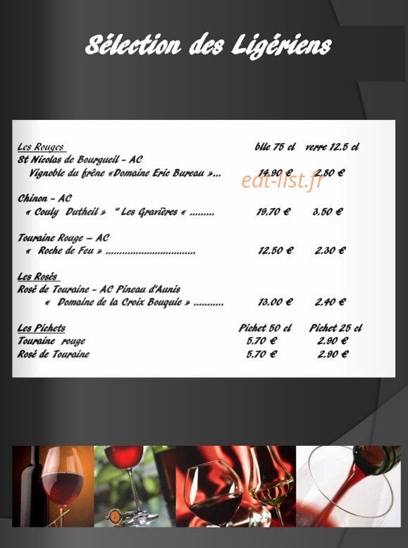 Le Petit Tonneau — carte page 7