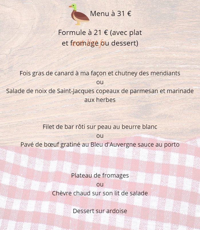 Le pigeonnier de fombeche — carte page 3