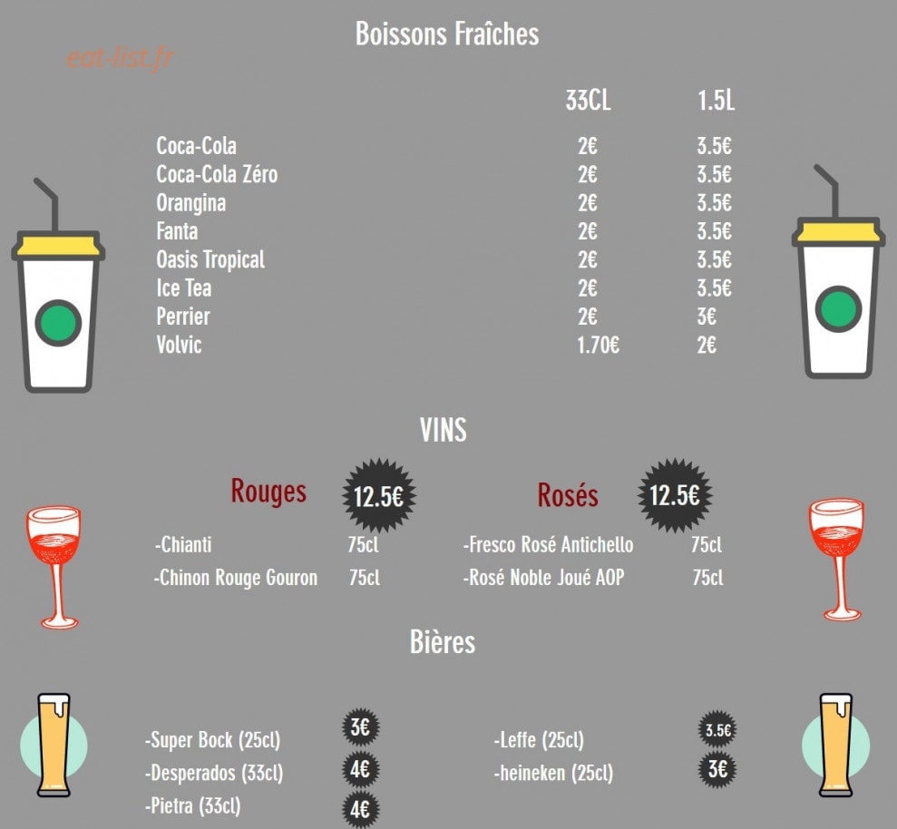 Tradi Pizza — carte page 5
