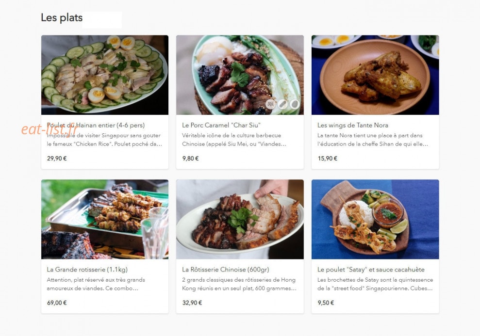 Makan Kakis — carte page 3