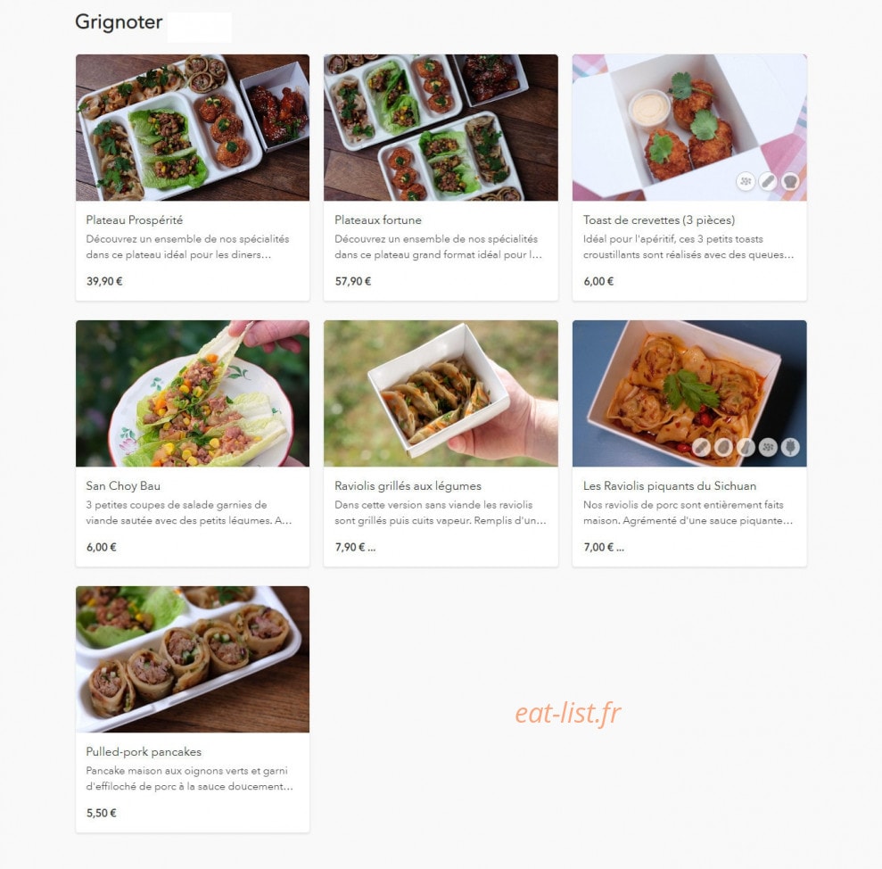 Makan Kakis — carte page 1