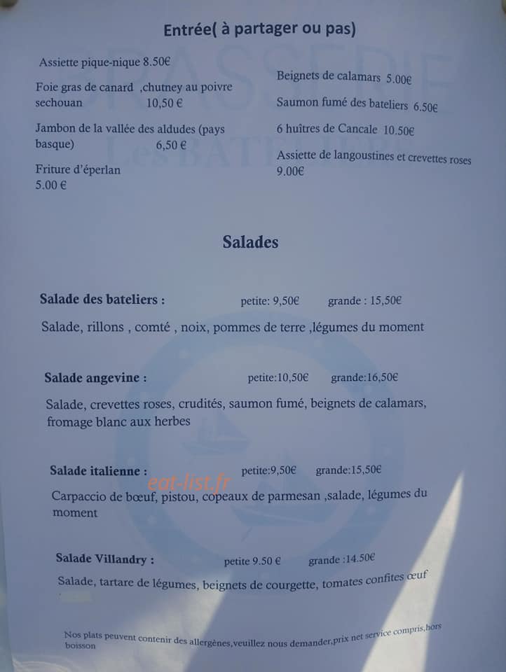 Les bateliers — carte page 2