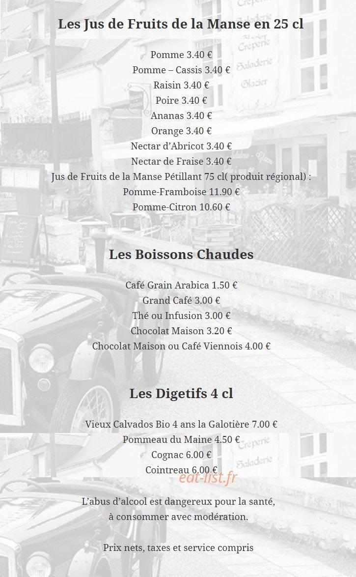 La Ronde des Crêpes — carte page 16