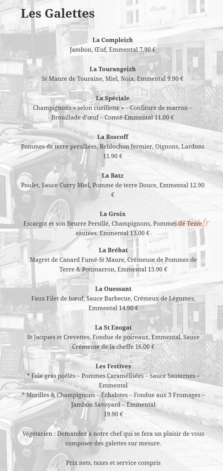 La Ronde des Crêpes — carte page 3