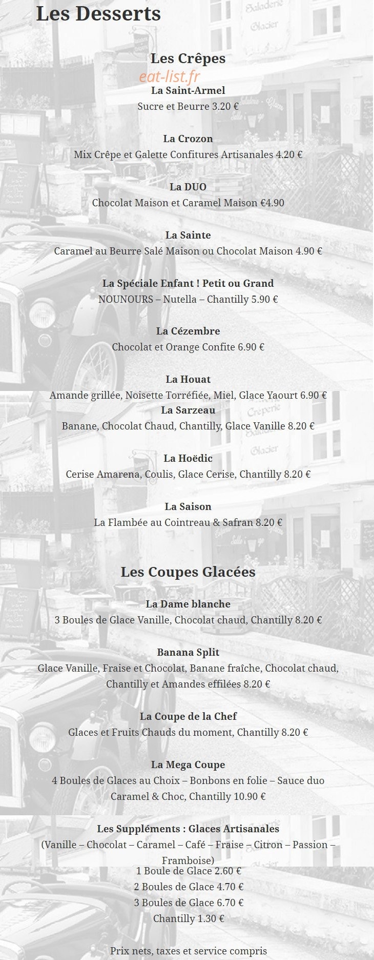 La Ronde des Crêpes — carte page 4
