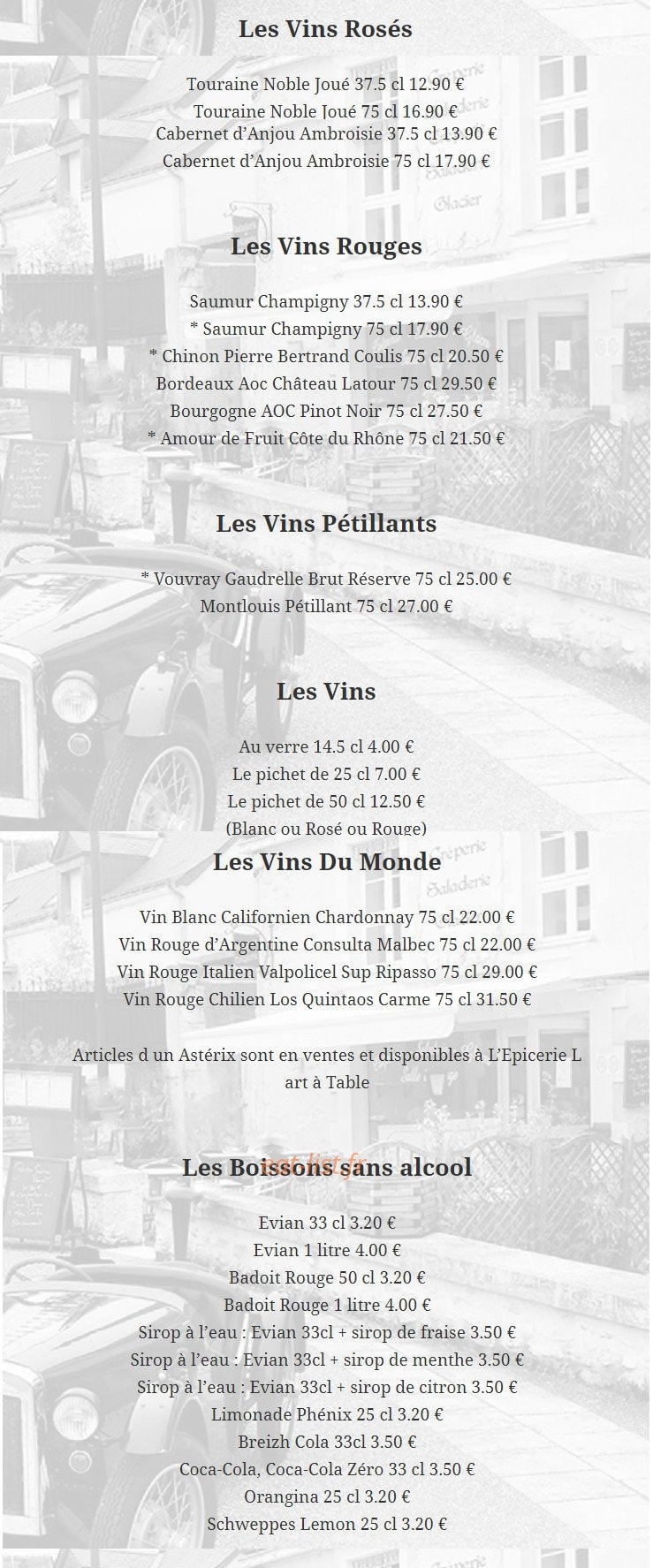 La Ronde des Crêpes — carte page 15