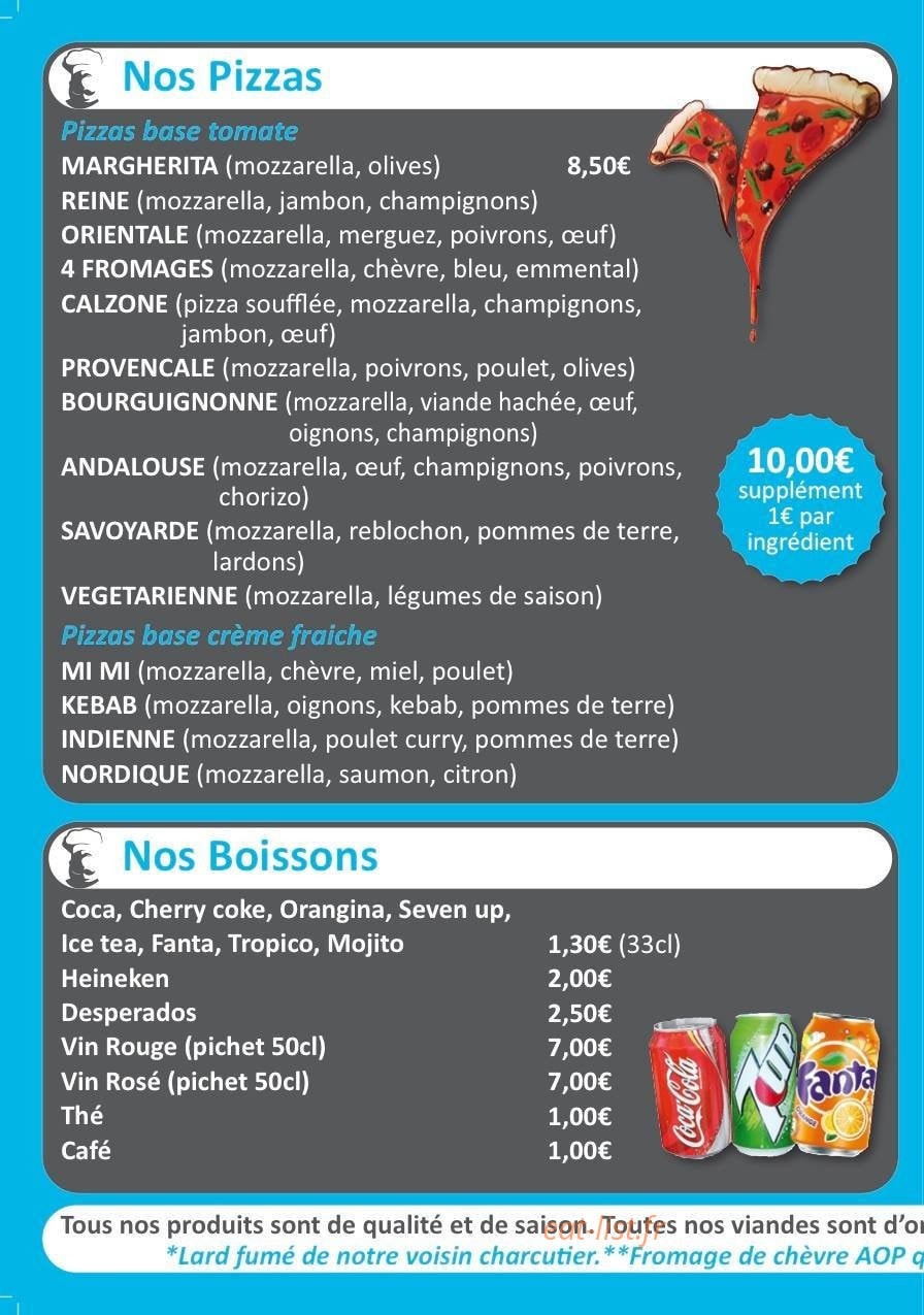 Miam Miam — carte page 2