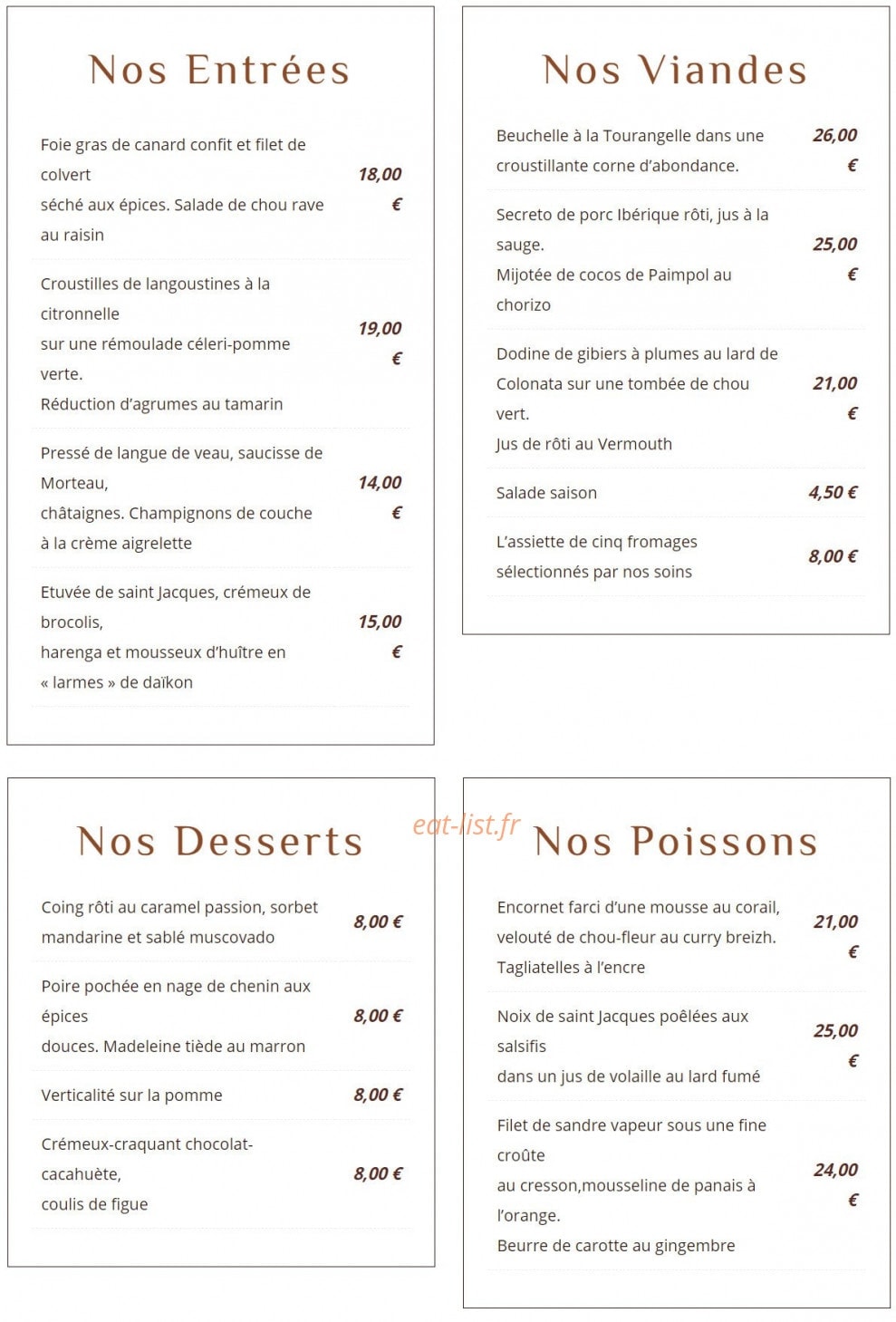 L'epicurien — carte page 1