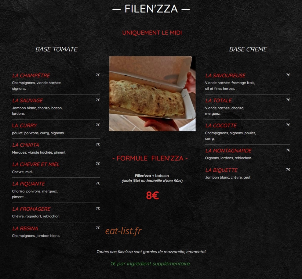 Le Monn'zza — carte page 3