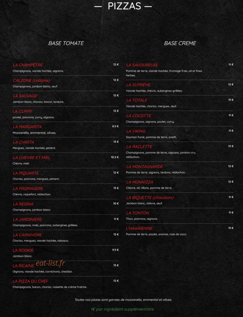 Le Monn'zza — carte page 2