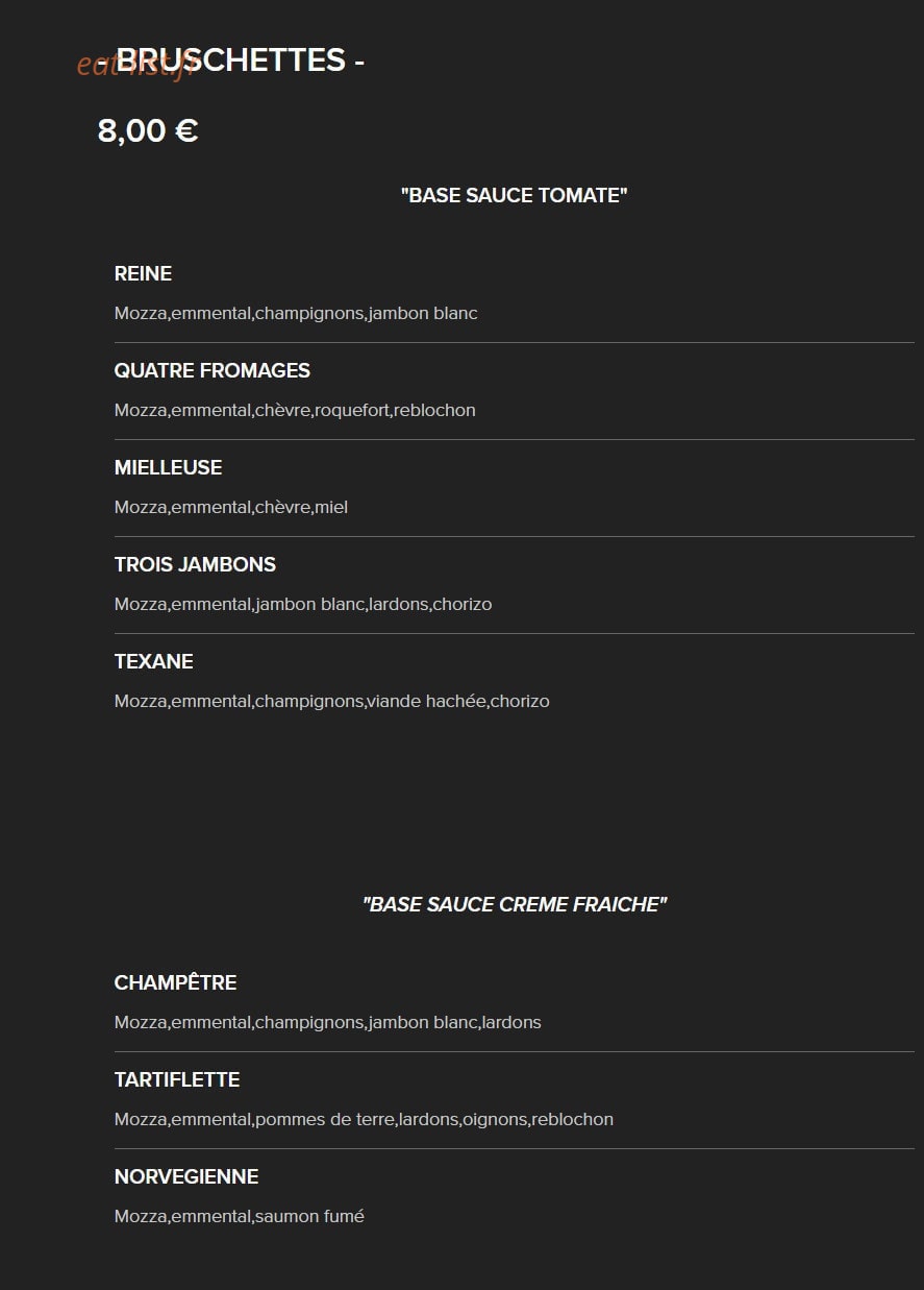Le Pizzaiolo — carte page 5