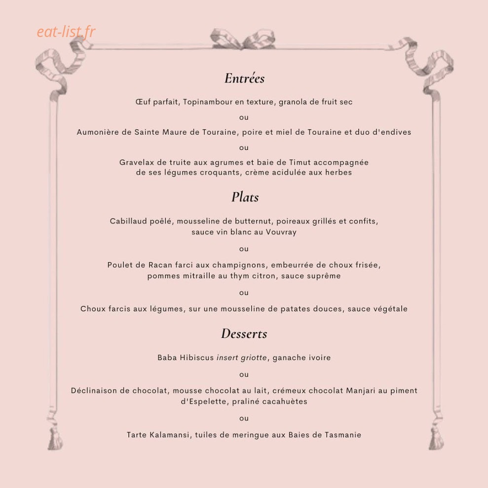Château Louise de La Vallière — carte page 1