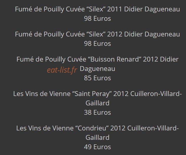 Bistrot de la Bulle — carte page 1