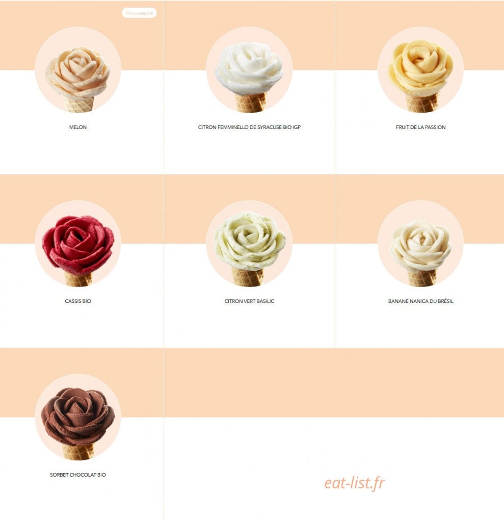 Amorino — carte page 2