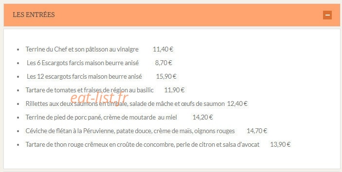 L'Epicerie — carte page 5